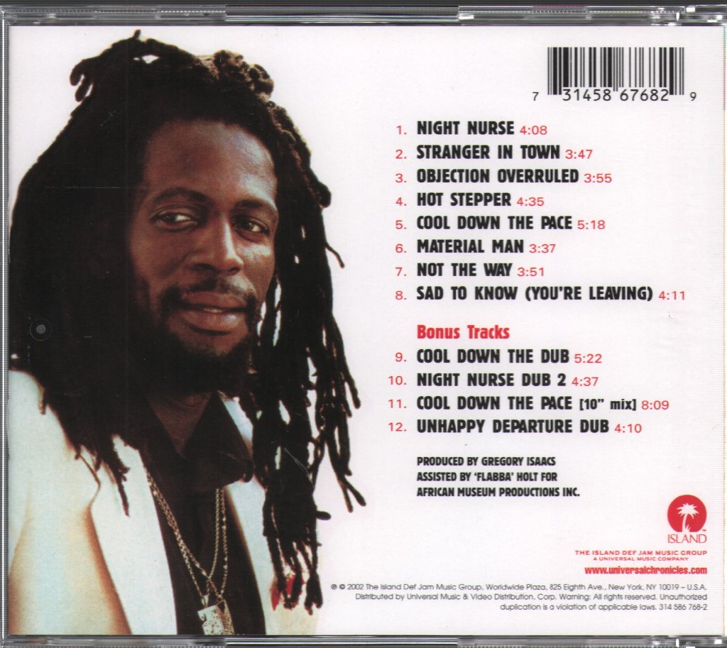 Gregory Isaacs - Night Nurse - Cd