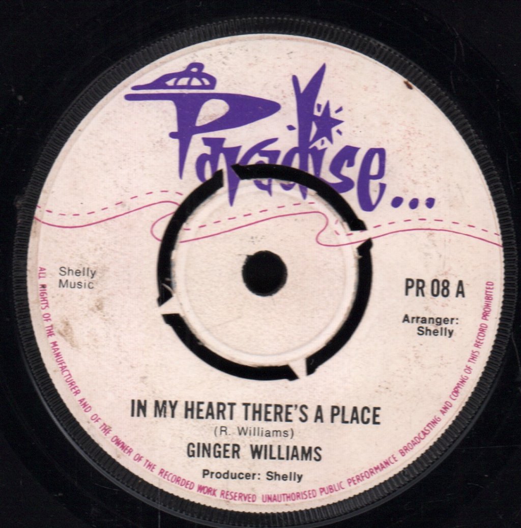 Ginger Williams - In My Heart There's A Place - 7 Inch