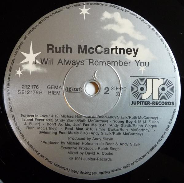 Ruth McCartney - I Will Always Remember You - Lp
