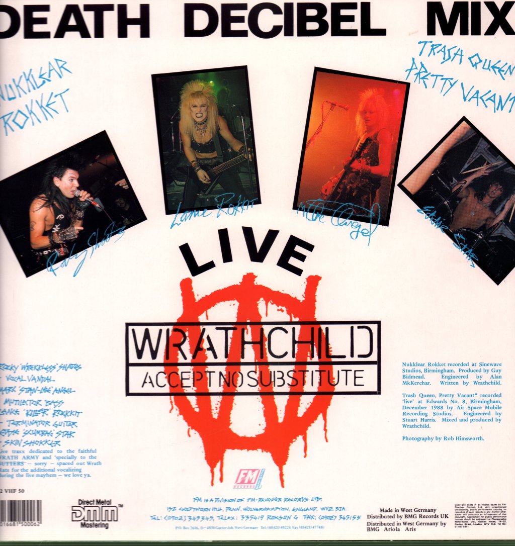 Wrathchild - Nukklear Rokket - 12 Inch