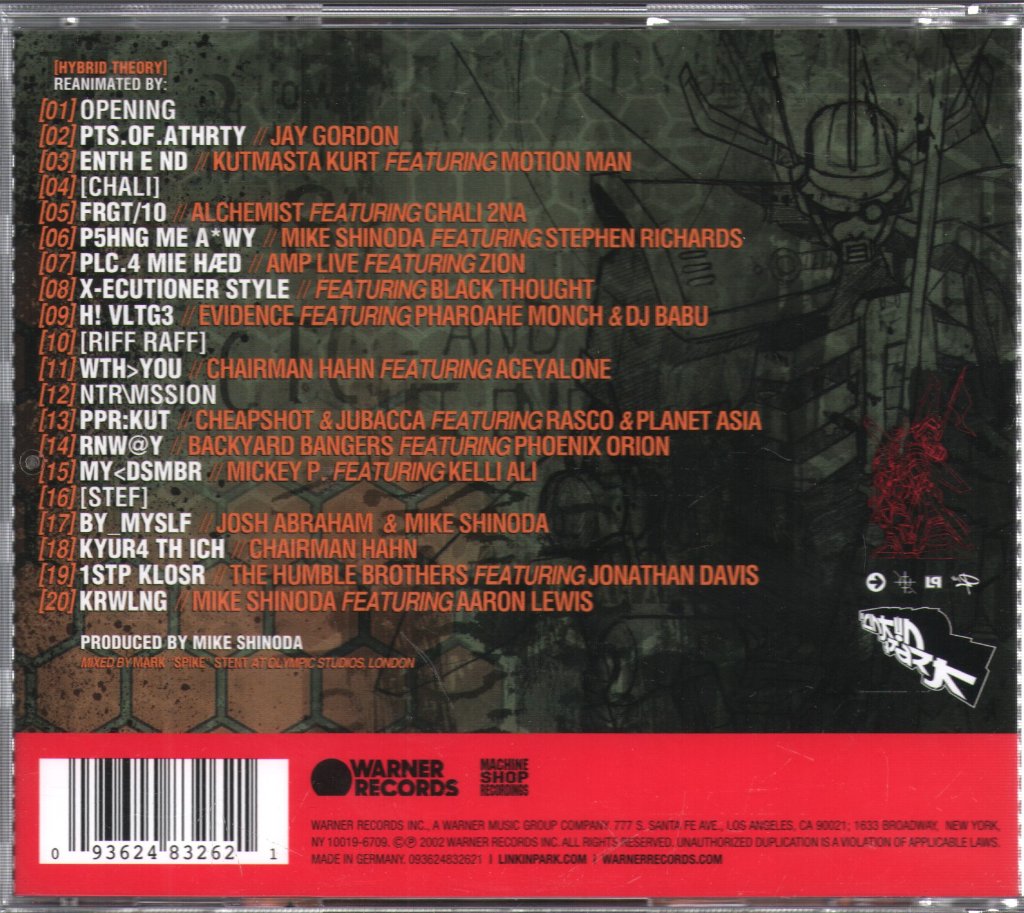 Linkin Park - Reanimation - Cd