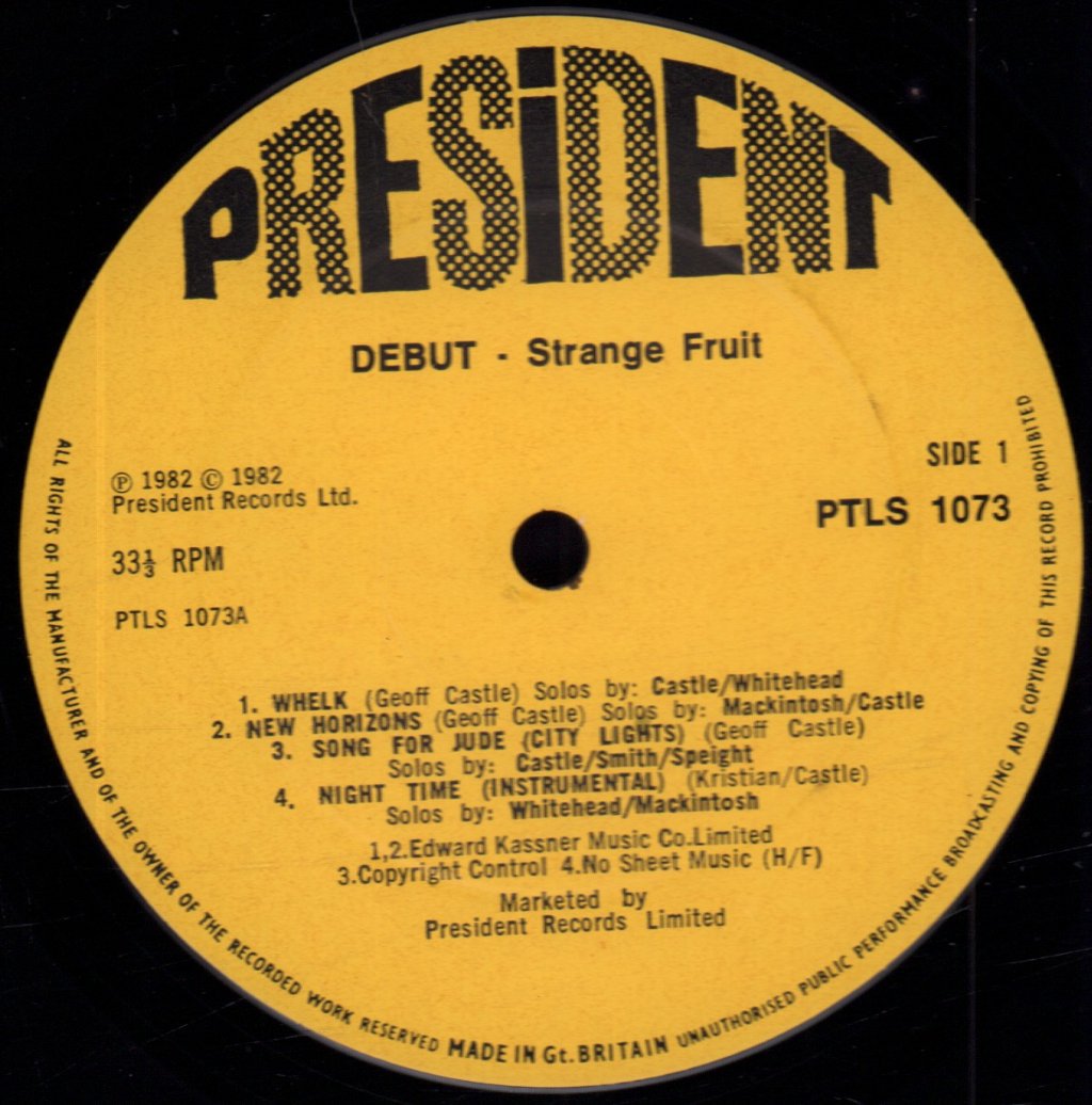Strange Fruit - Debut - Lp
