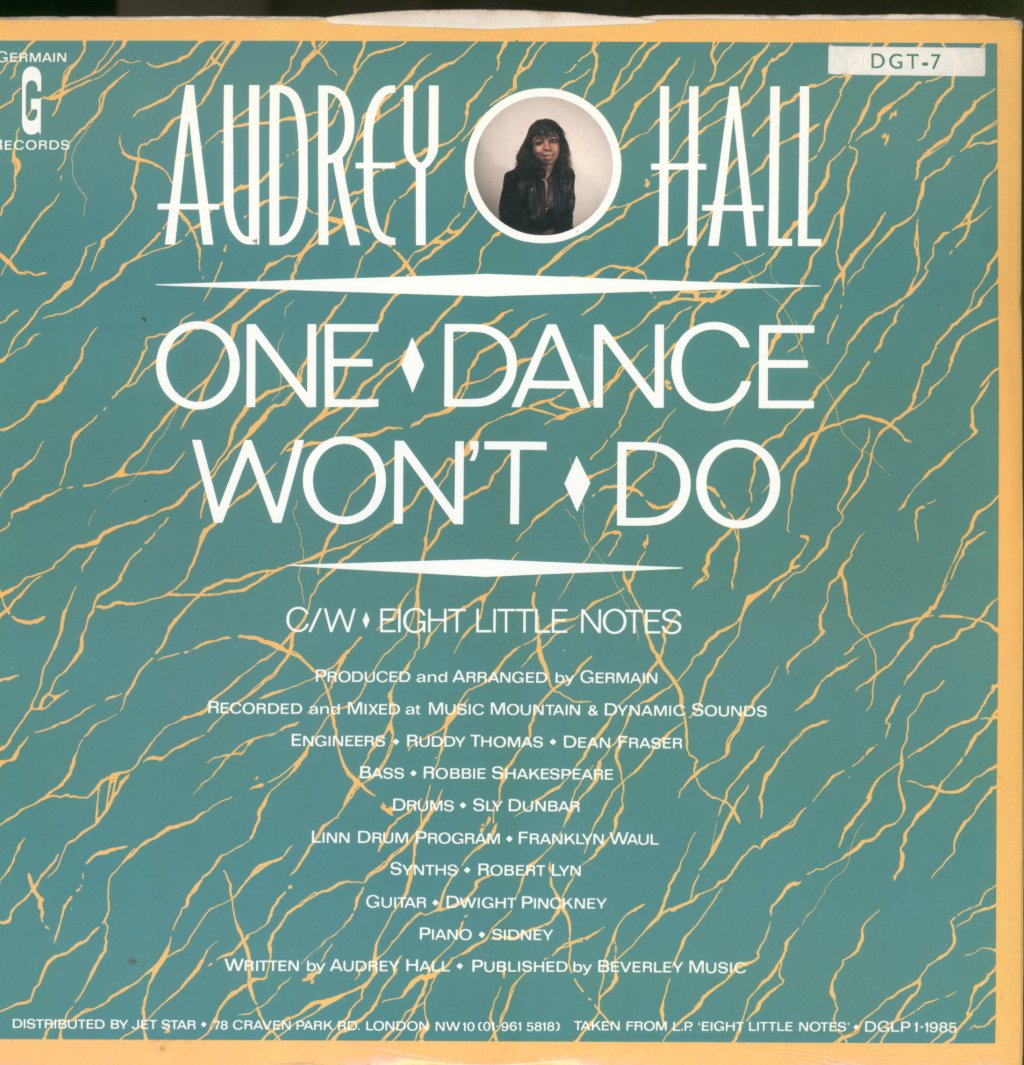 Audrey Hall - One Dance Won't Do - 12 Inch