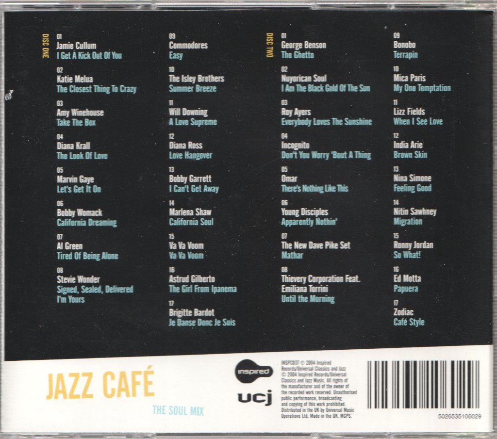 Various Artists - Jazz Café (The Soul Mix) - Double Cd