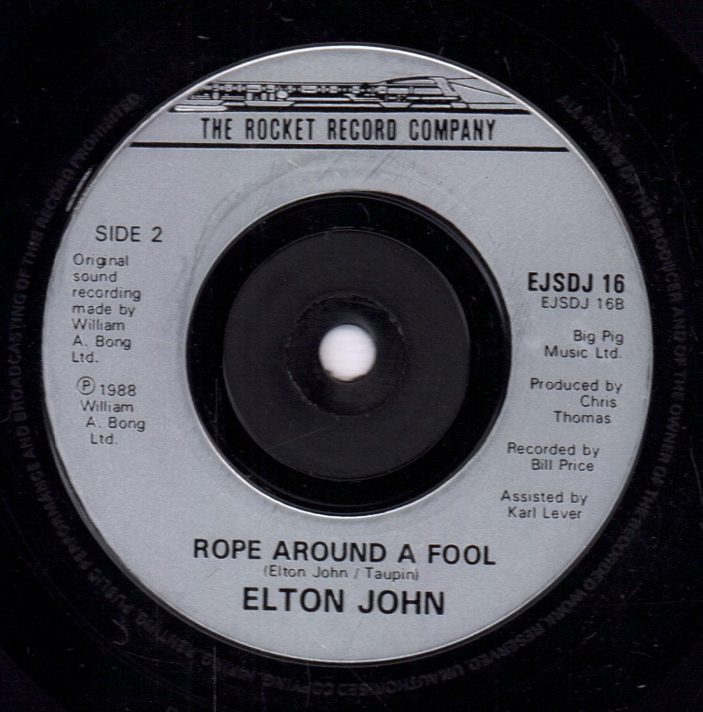 Elton John - I Don't Wanna Go On With You Like That - 7 Inch
