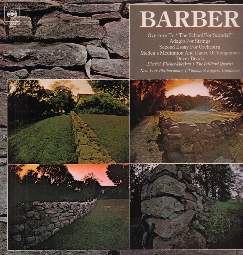 New York Philharmonic - Music Of Samuel Barber - Lp