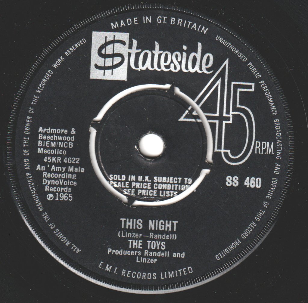Toys (Us 60'S Group) - A Lover's Concerto - 7 Inch