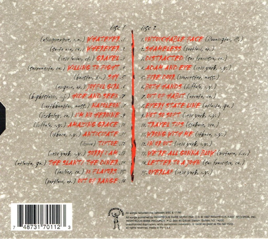 Ani Difranco - Living In Clip - Double Cd