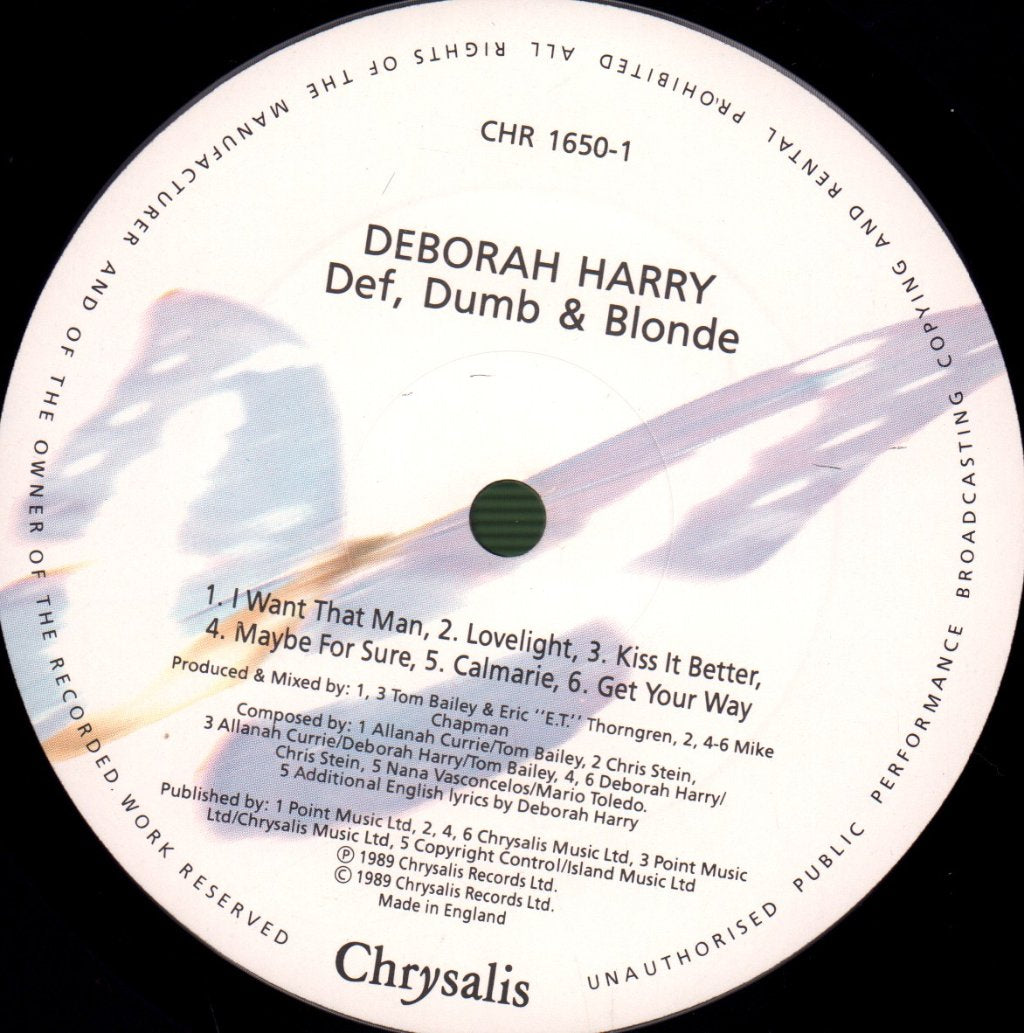Deborah Harry - Def, Dumb & Blonde - Lp