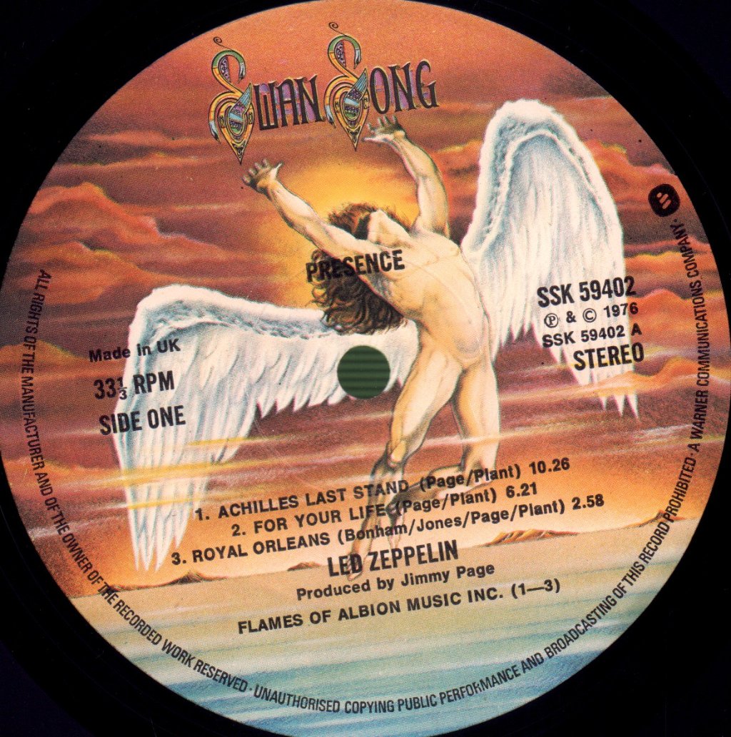 Led Zeppelin - Presence - Lp