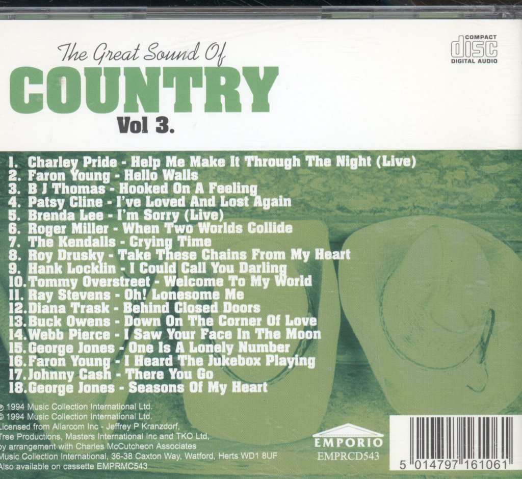 Various Artists - Great Sound Of Country Vol.3 - Cd
