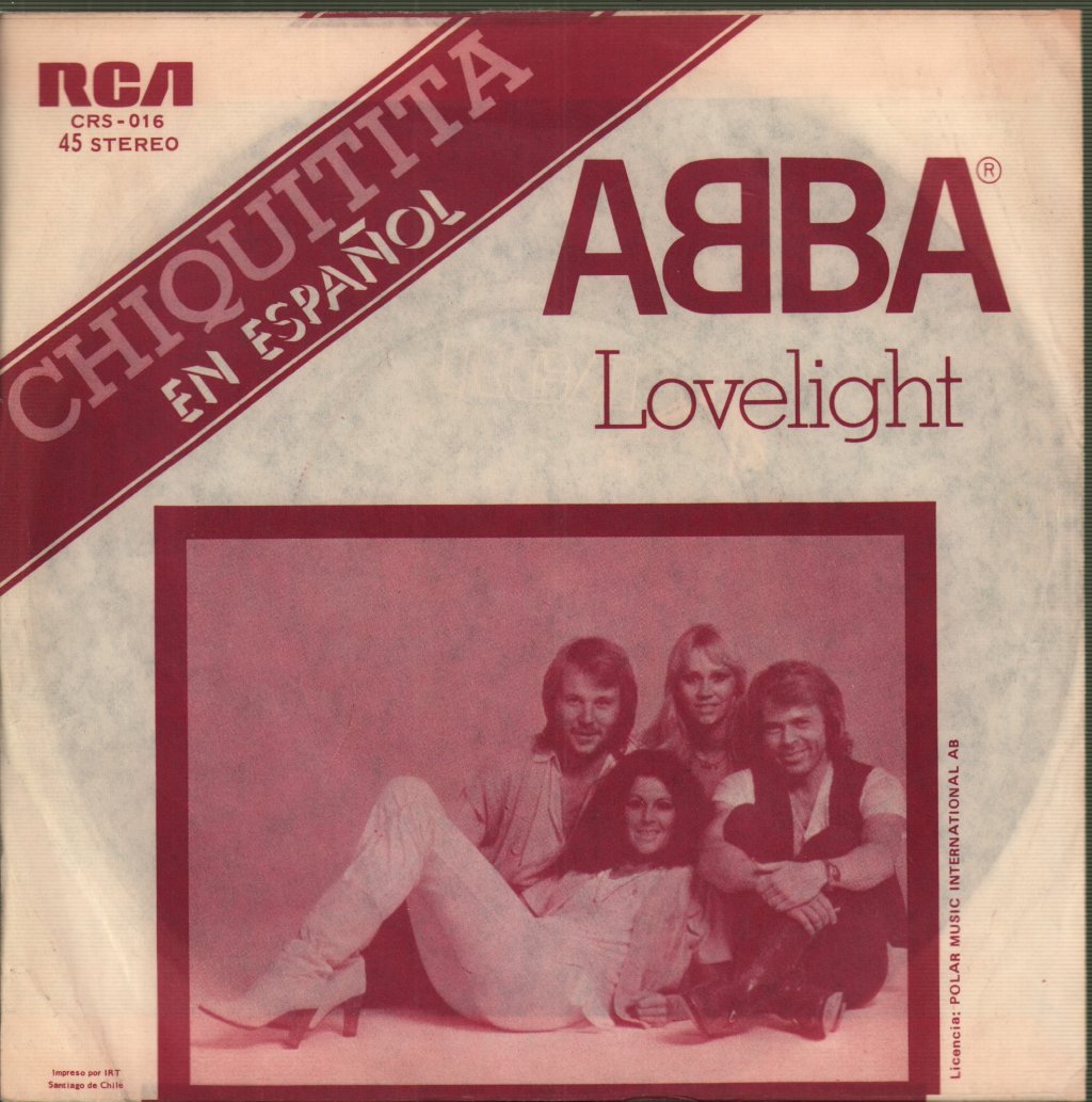 ABBA - Chiquitita (En Español) / Lovelight - 7 Inch