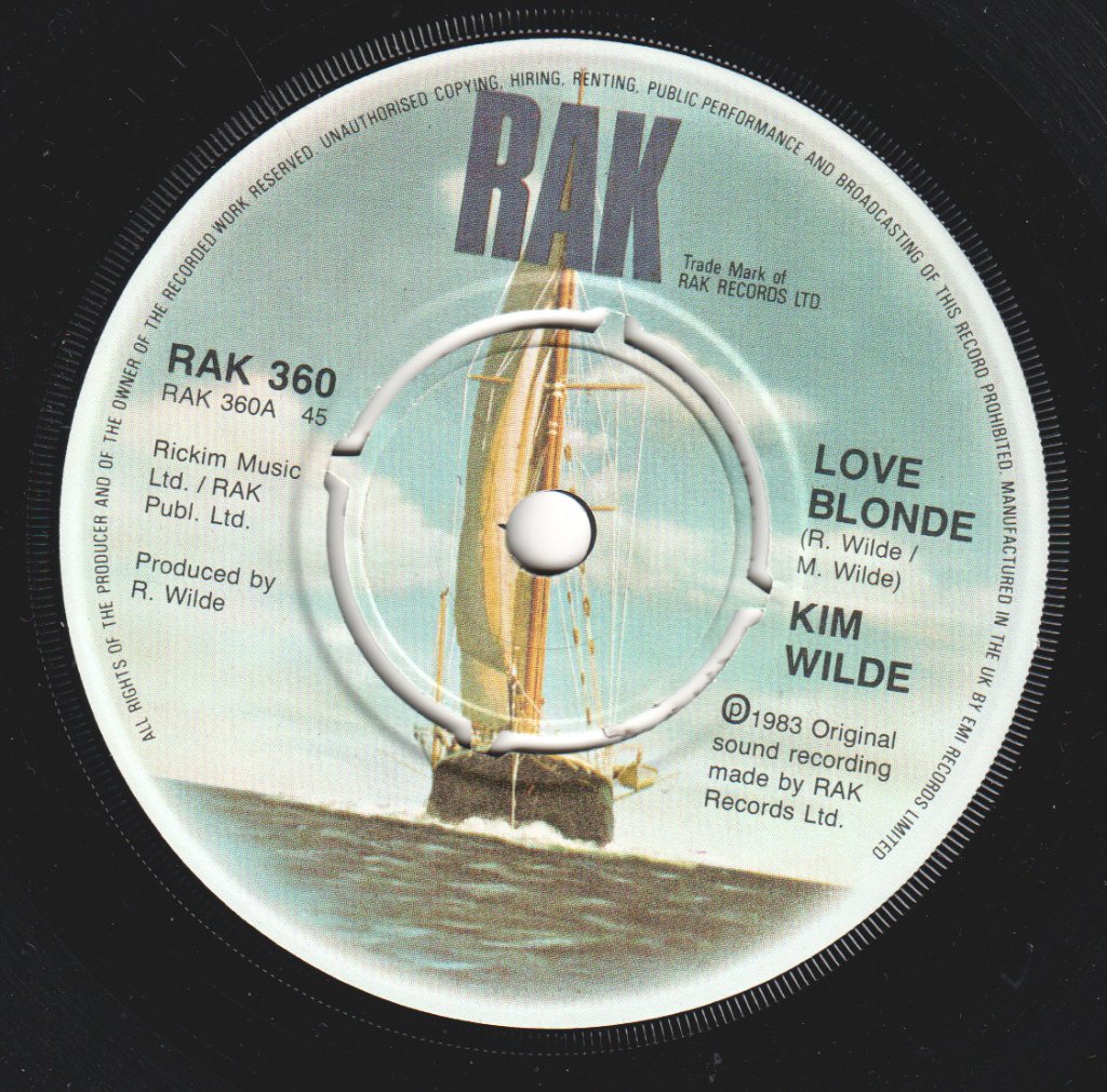 Kim Wilde - Love Blonde - 7 Inch