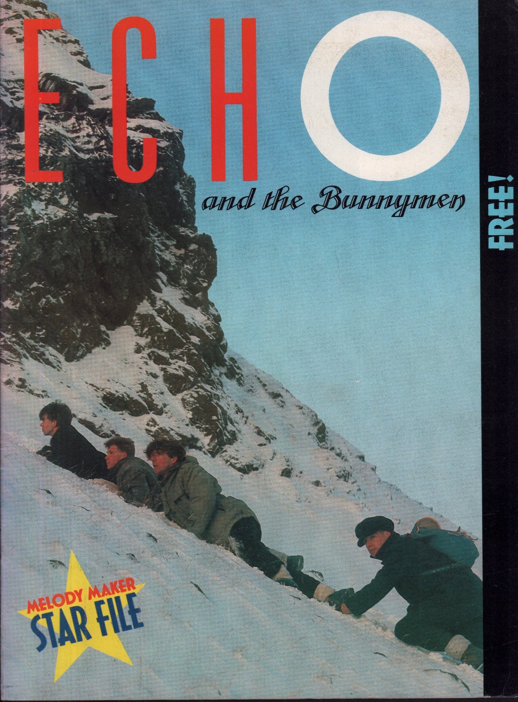 Echo And The Bunnymen - melody maker star file - Magazine