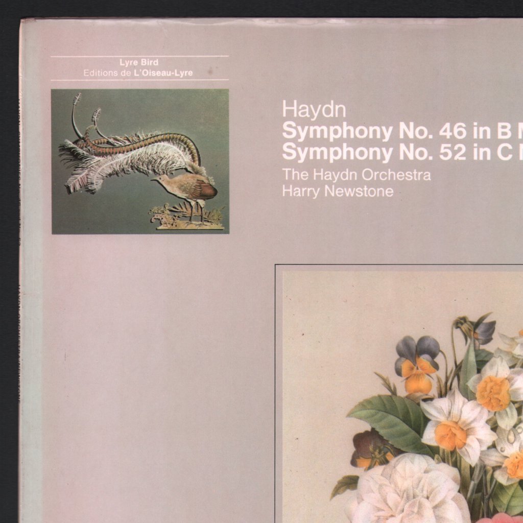 Haydn Orchestra / Harry Newstone - Haydn - Symphony No. 46 In B Major / Symphony No. 52 In C Minor - Lp