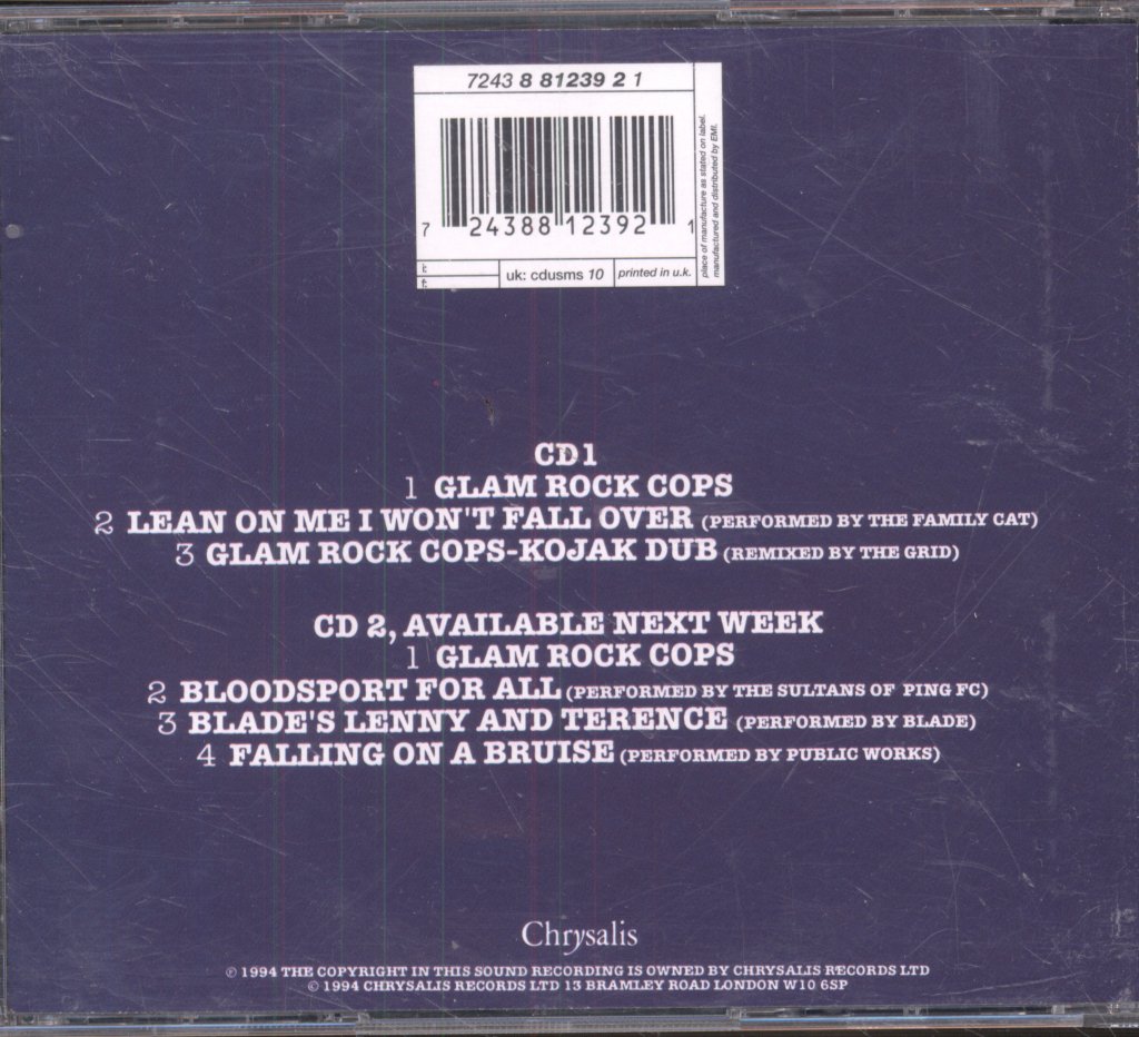 Carter The Unstoppable Sex Machine - Glam Rock Cops - Cd
