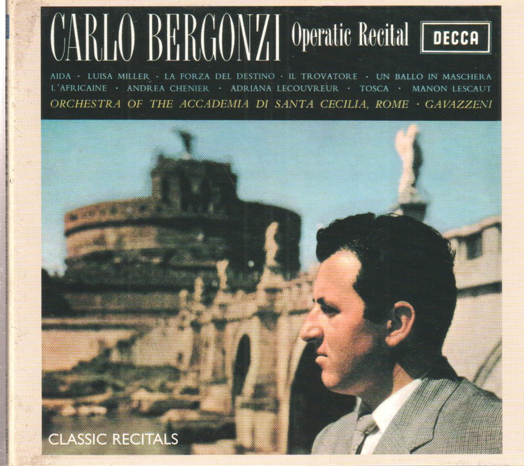 Carlo Bergonzi - Operatic Recital - Cd
