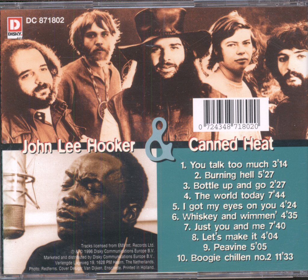 John Lee Hooker & Canned Heat - Best Of - Cd