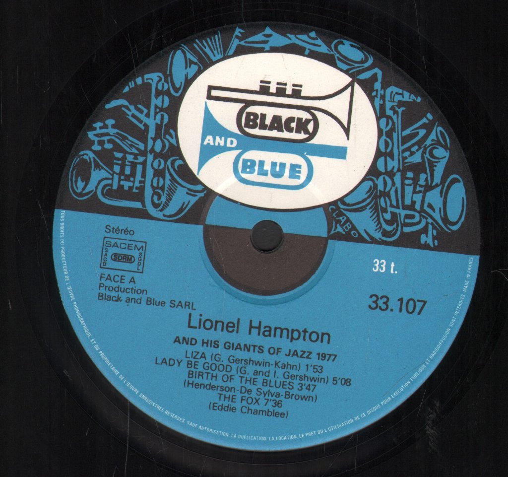 Lionel Hampton and His Giants Of Jazz - Lionel Hampton And His Jazz Giants 77 - Lp