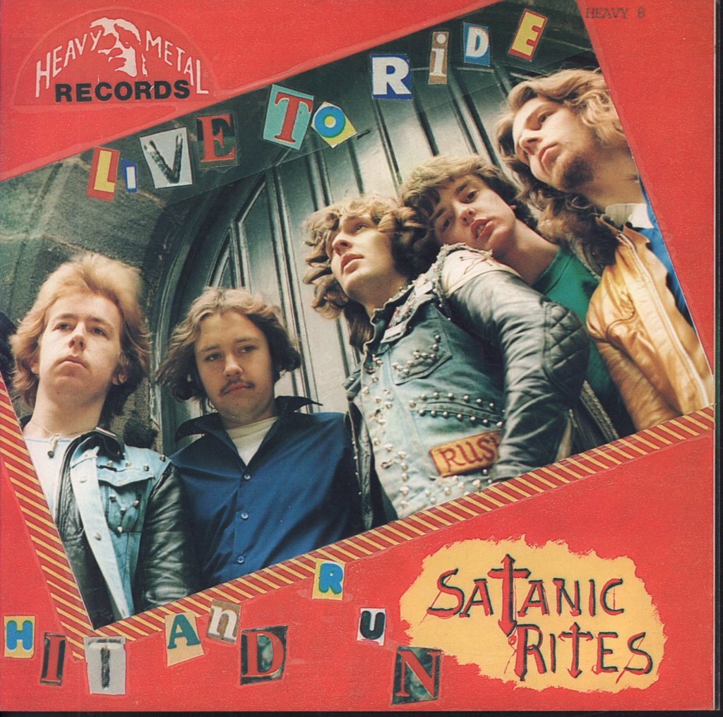Satanic Rites - Live To Ride - 7 Inch