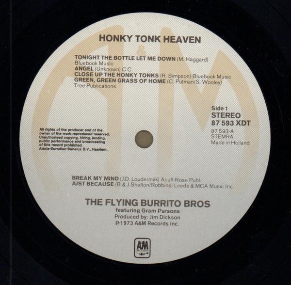 Flying Burrito Bros Featuring Gram Parsons - Honky Tonk Heaven - Double Lp