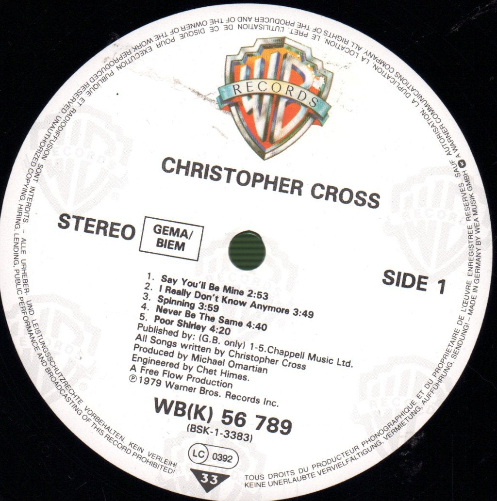 Christopher Cross - Christopher Cross - Lp
