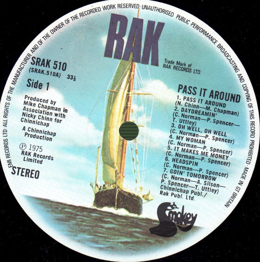Smokey - Pass It Around - Lp