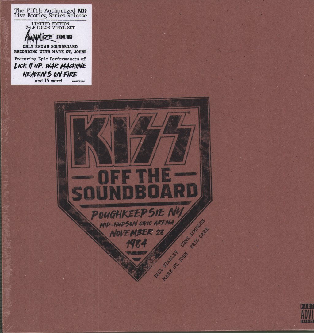 Kiss - Off The Soundboard Poughkeepsie NY Mid-Hudson Arena November 28 1984 - Double Lp