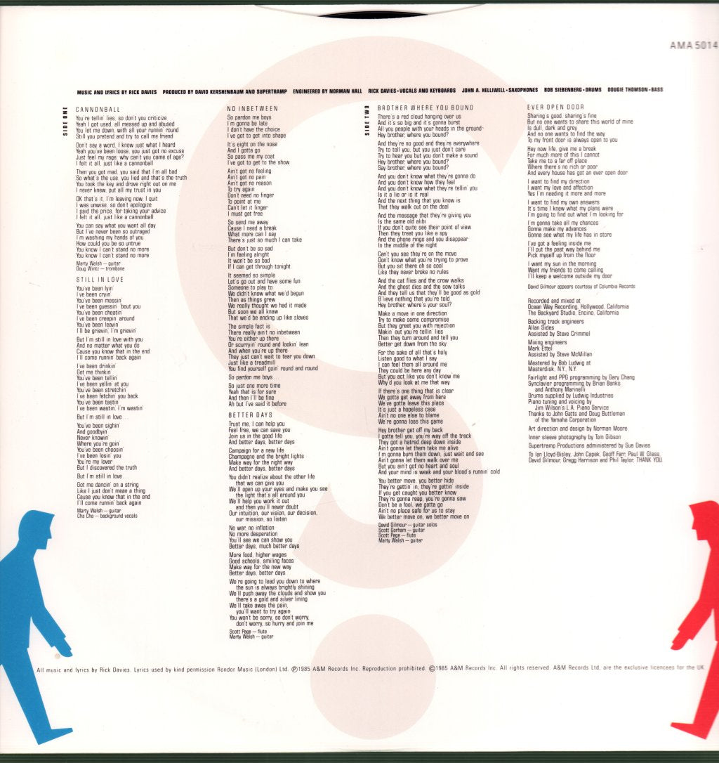 Supertramp - Brother Where You Bound - Lp