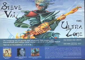 Steve Vai - Ultra Zone - Flyer