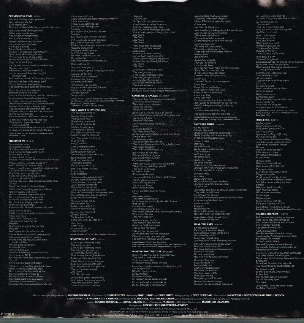 George Michael - Listen Without Prejudice - Lp