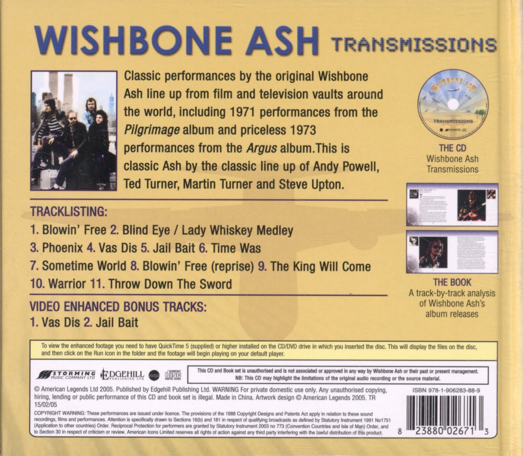 Wishbone Ash - Transmissions - Cd