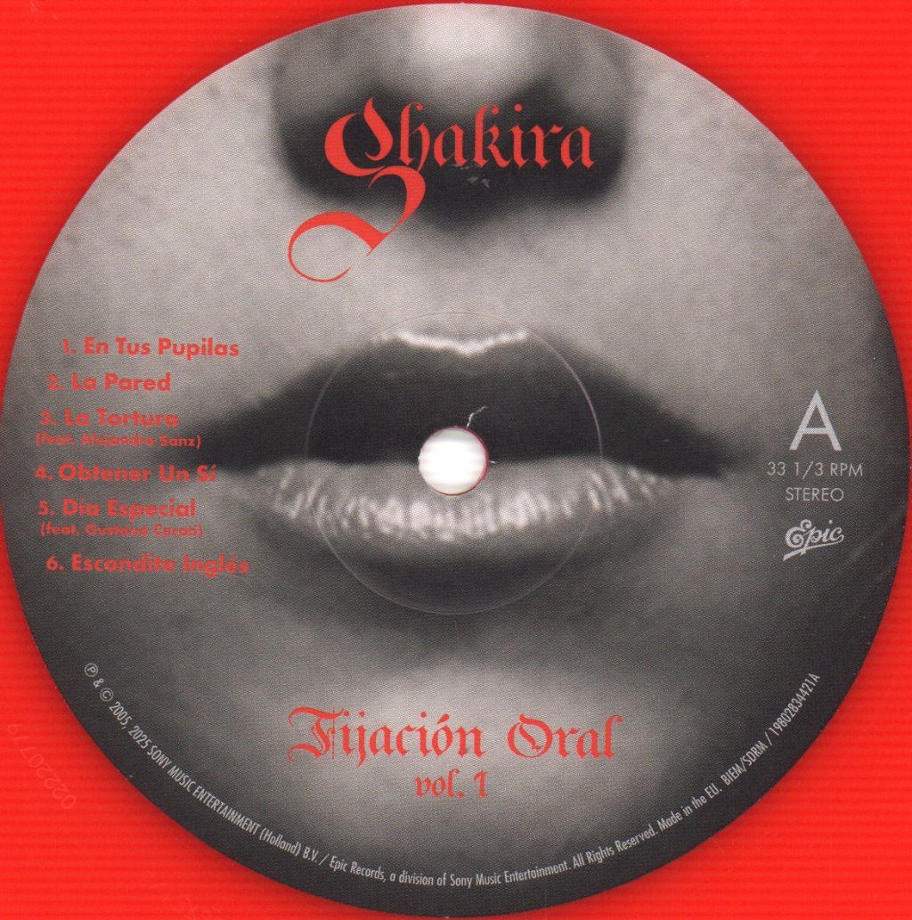 Shakira - Fijacion Oral Vol. 1 - Lp