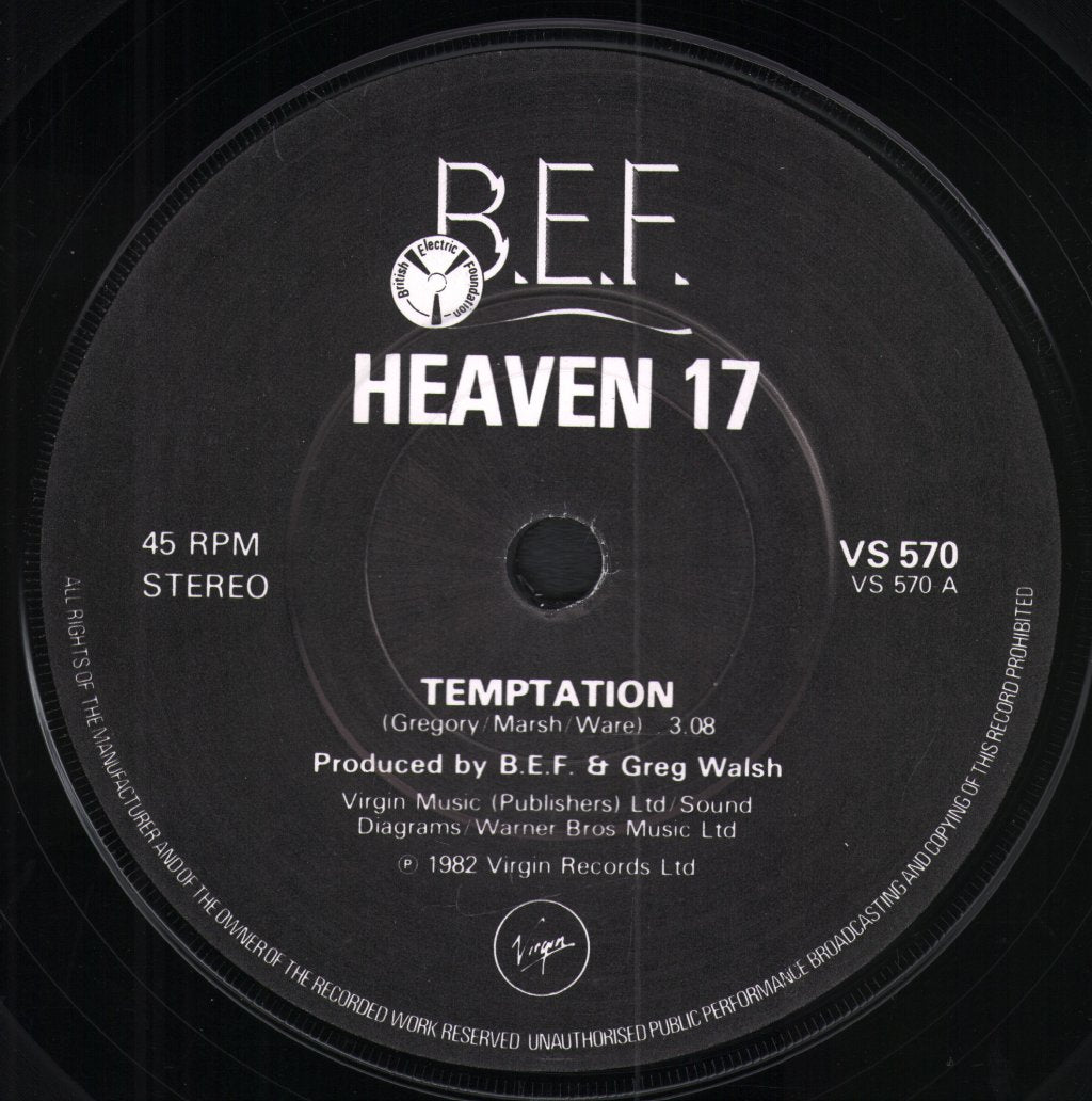 Heaven 17 - Temptation - 7 Inch