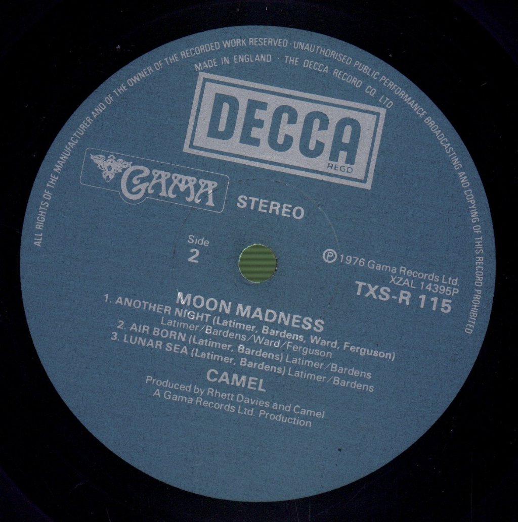 Camel - Moonmadness - Lp