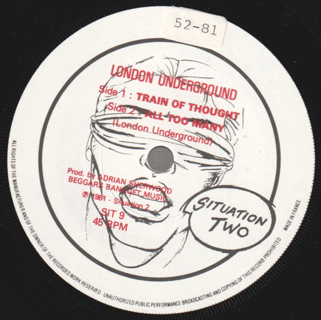 London Underground - Train Of Thought - 7 Inch