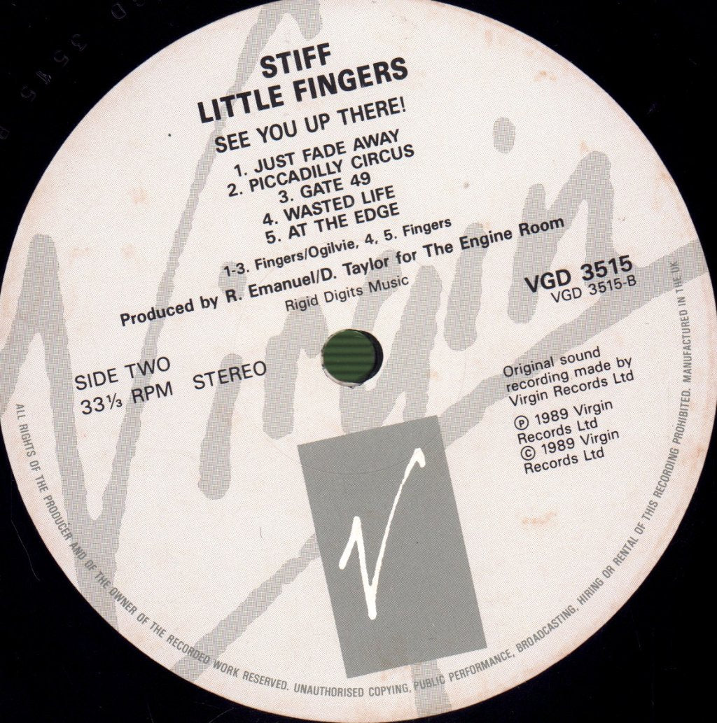 Stiff Little Fingers - See You Up There! - Double Lp