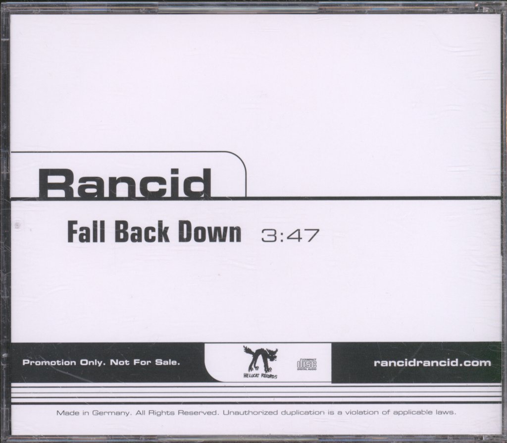 Rancid - Fall Back Down - Cd