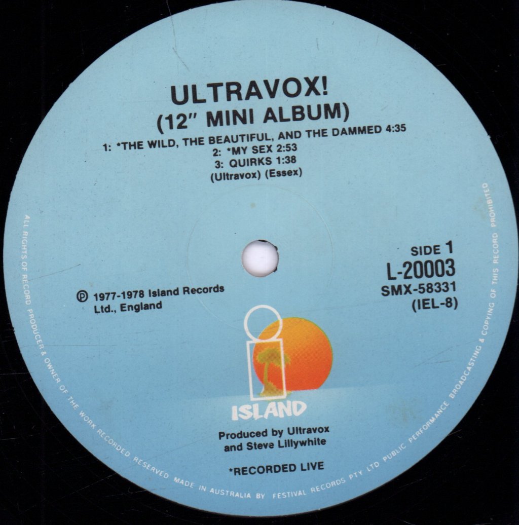 Ultravox - Mini Lp - Lp