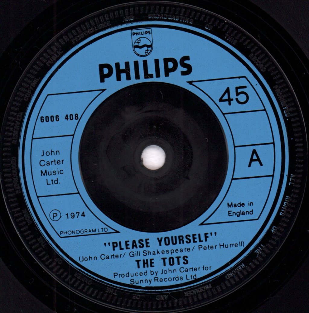 Tots - Please Yourself - 7 Inch