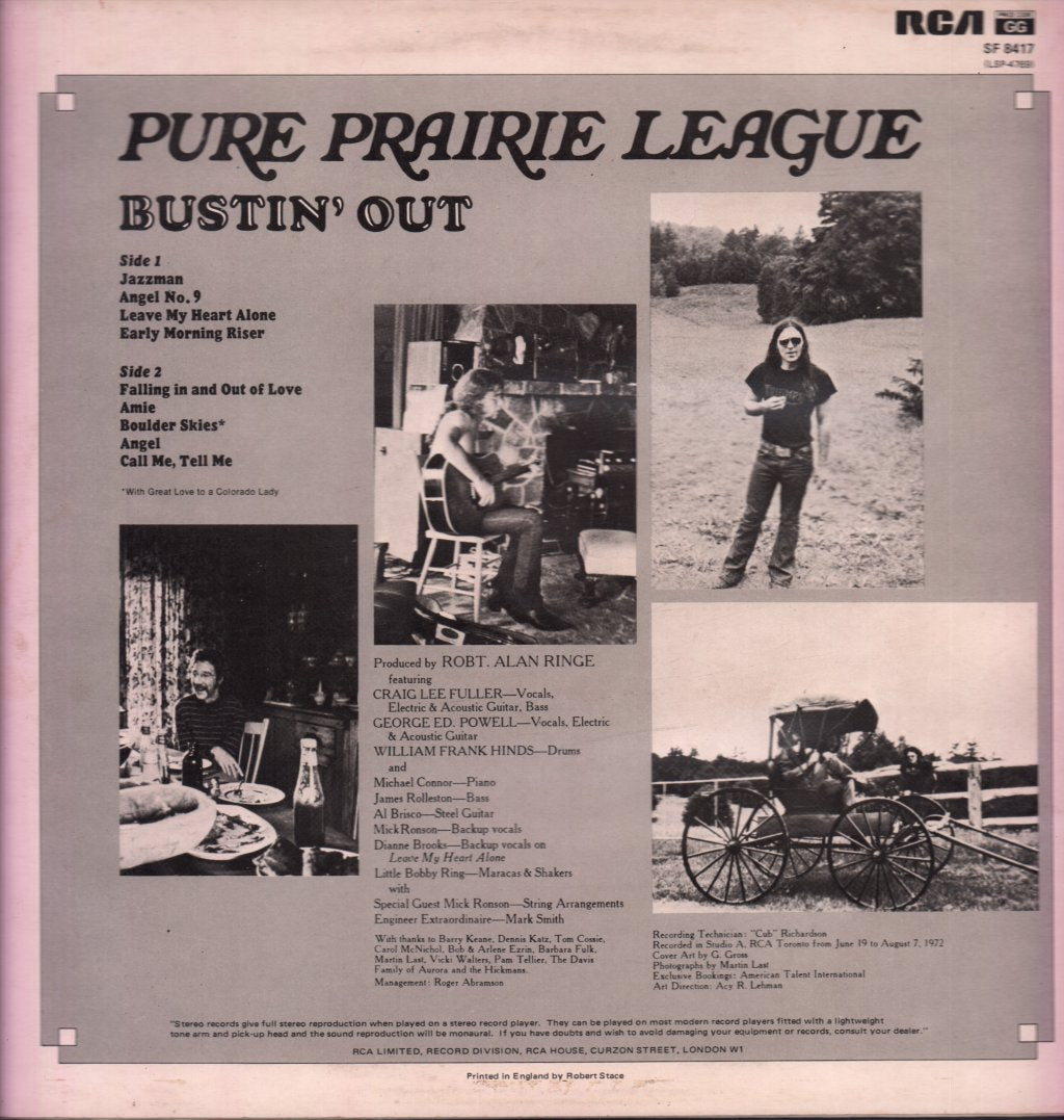 Pure Prairie League - Bustin' Out - Lp