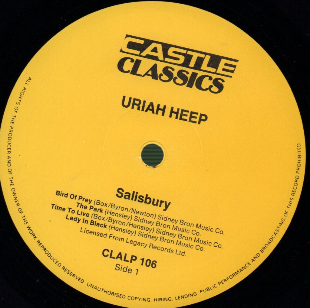 Uriah Heep - Salisbury - Lp