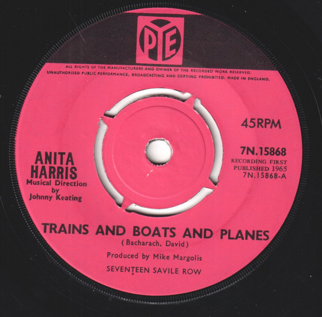 Anita Harris - Trains And Boats And Planes - 7 Inch