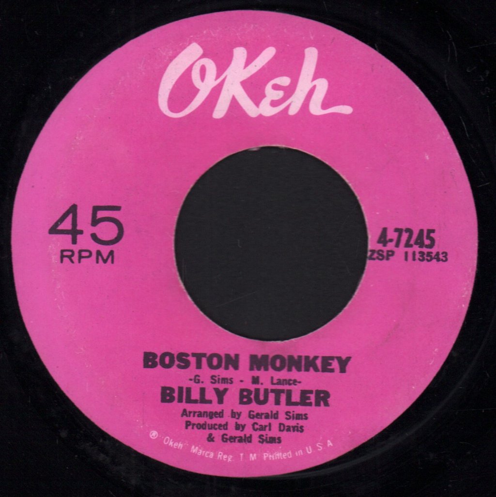 Billy Butler - Right Track / Boston Monkey - 7 Inch