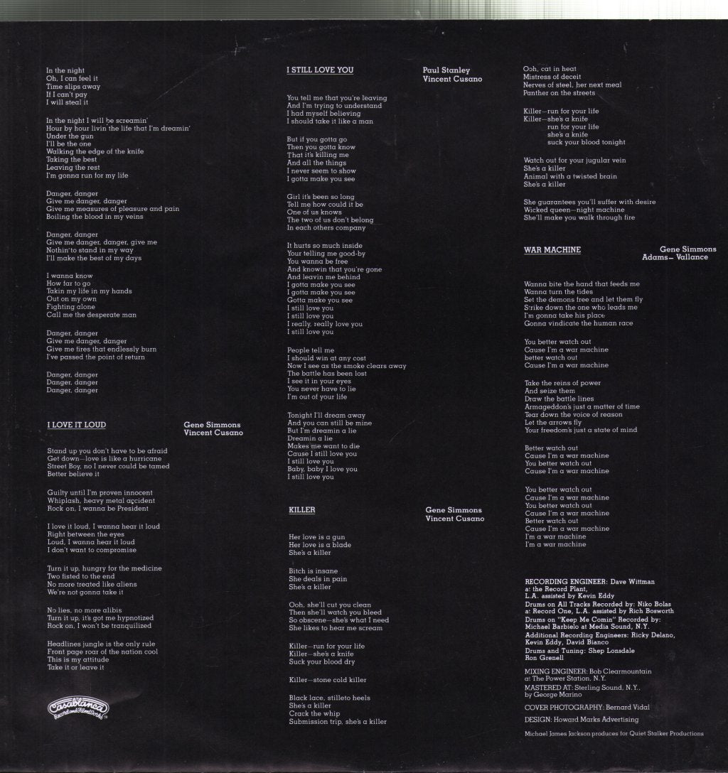 Kiss - Creatures Of The Night - Lp