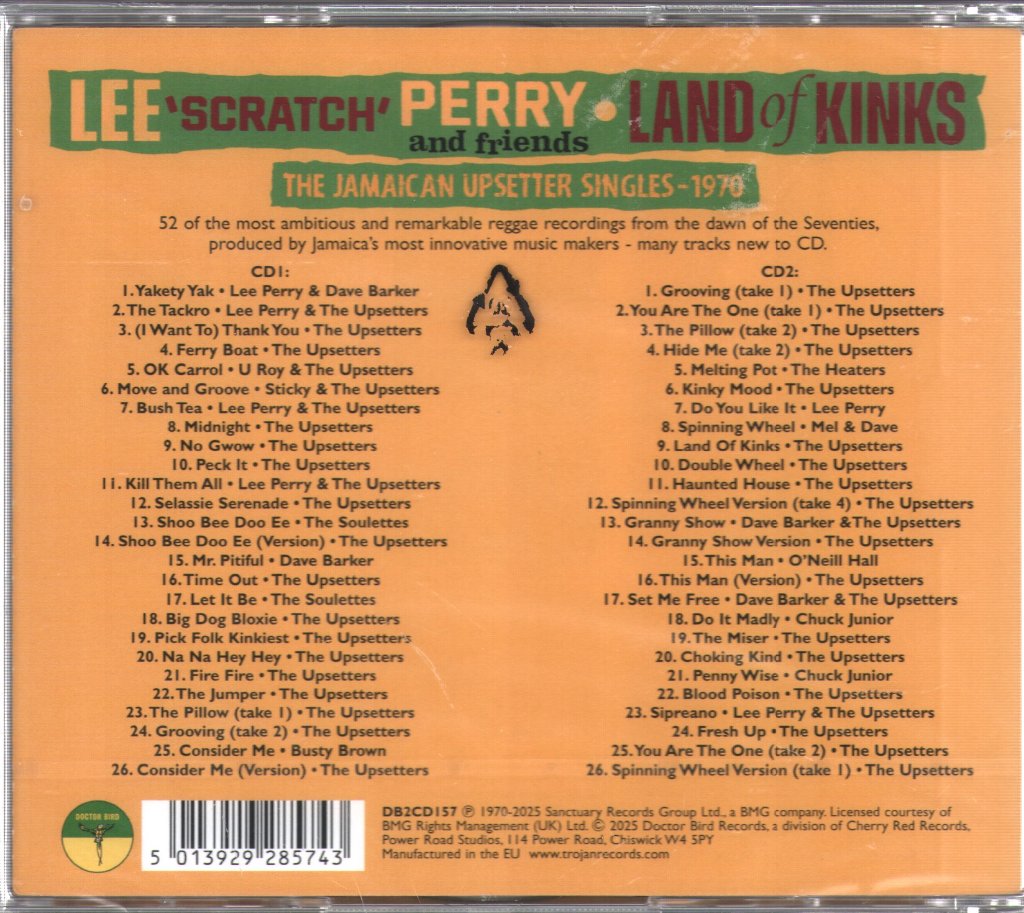 Lee Scratch Perry And Friends - Land Of Kinks - Double Cd