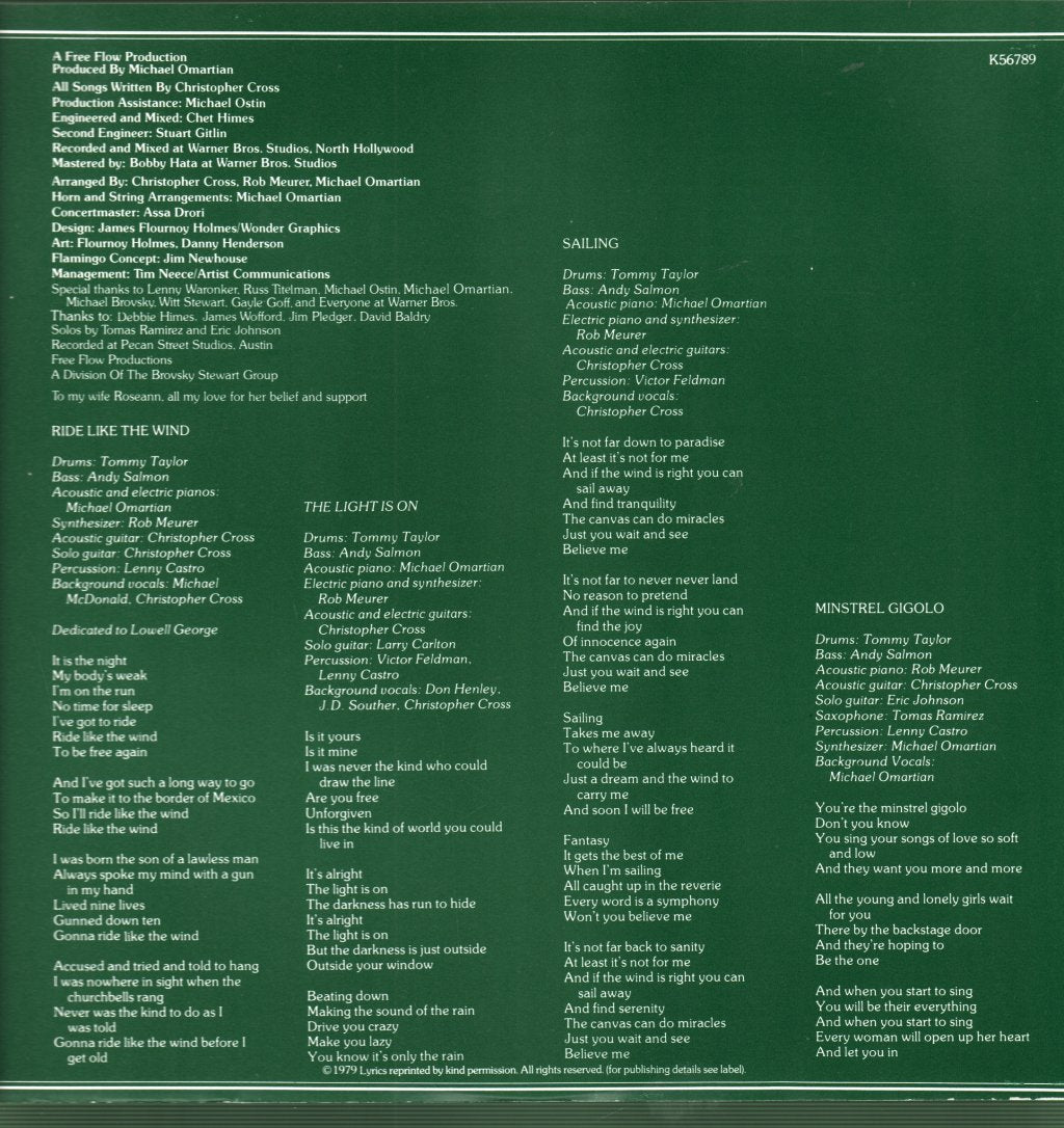 Christopher Cross - Christopher Cross - Lp