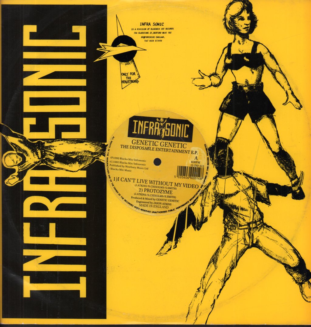 Genetic Genetic - Disposable Entertainment E.P. - 12 Inch