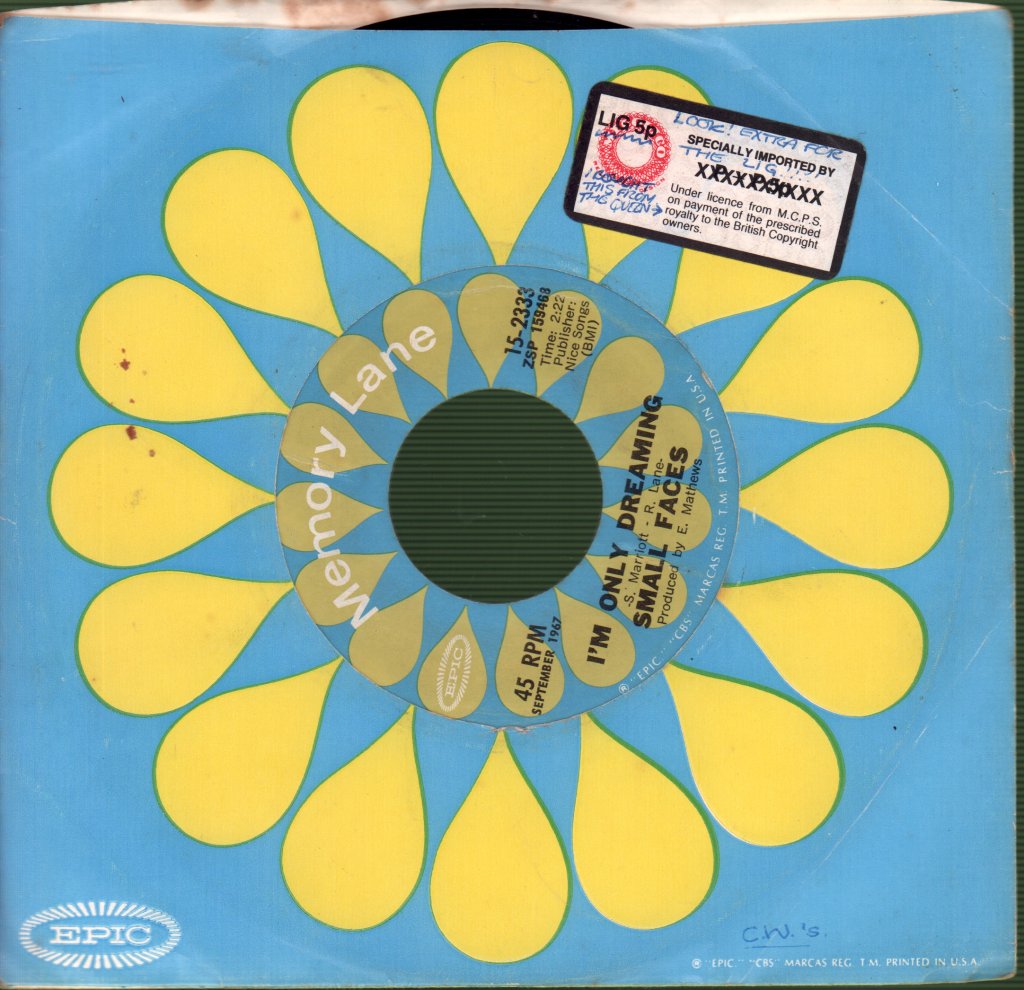 Small Faces - Itchycoo Park - 7 Inch