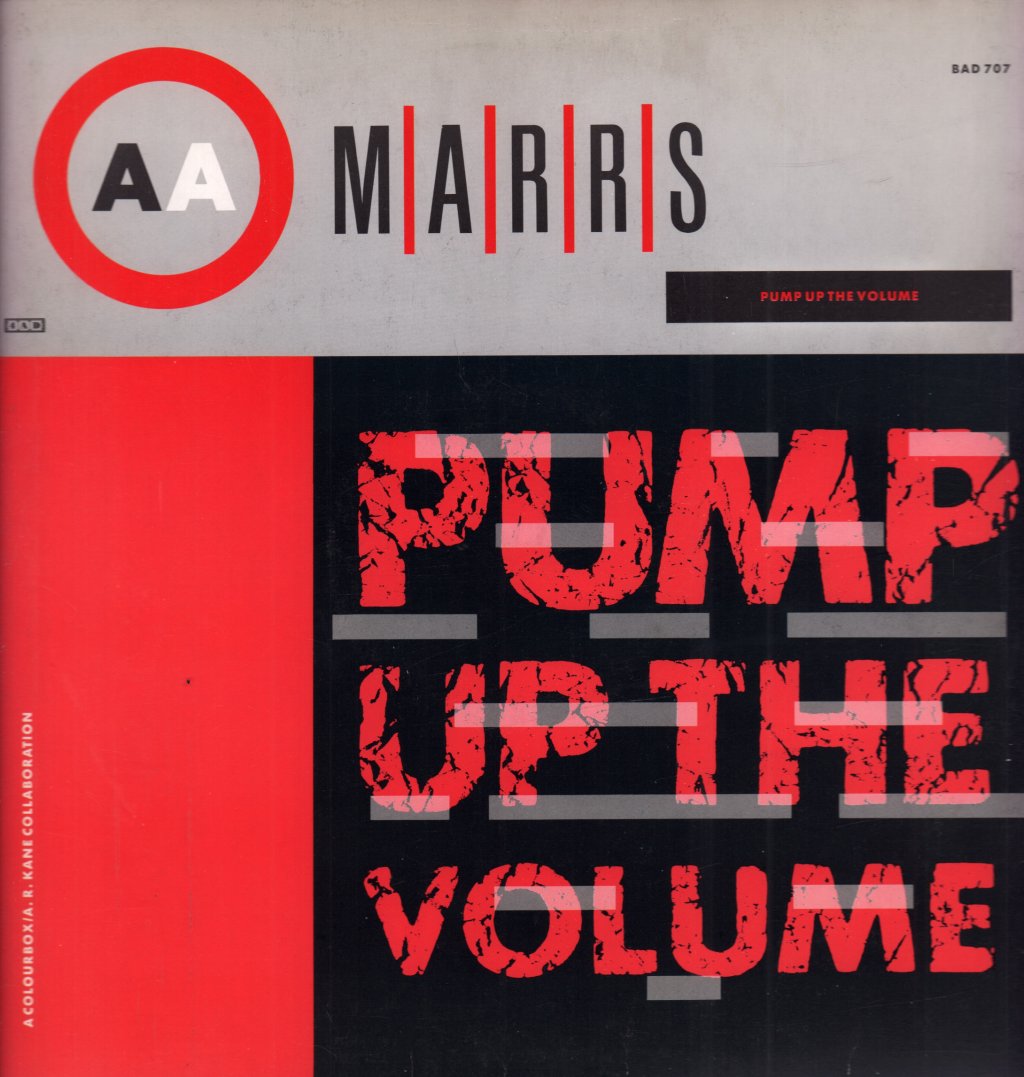 Marrs - Pump Up The Volume - 12 Inch
